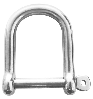 Wide D Shackle with Captive Pin