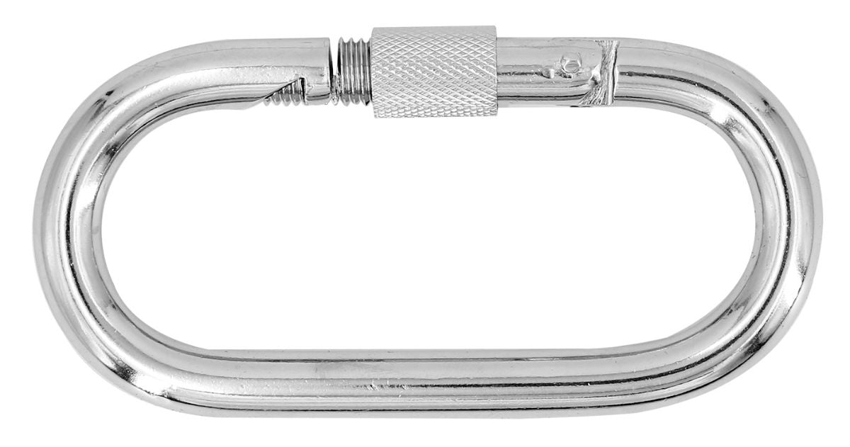 Straight Spring Hook with Safety Nut