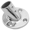 Flag Pole Socket 30° off Vertical - Mirror Polish
