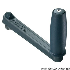 LEWMAR ball bearing handle aluminium 250 mm