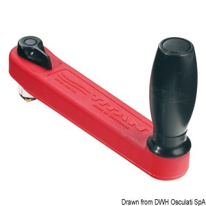 LEWMAR Titan handle Primary red 200 mm