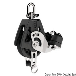 Synchro 50 single block w/becket and cam cleat
