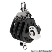 Synchro 60 triple block w/becket and cam cleat
