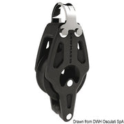 Control 30 single strap block w/becket