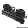 Mainsheet car size 2 shackle double control sheave