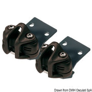 Cam cleat w/fixing plate (pair) size 1