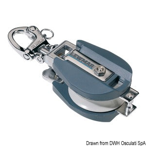 LEWMAR aluminium snatch block Ø 80 mm