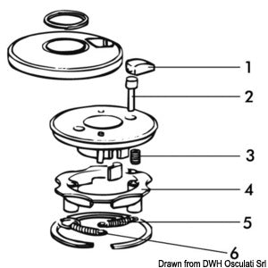 Spring support ring for third speed