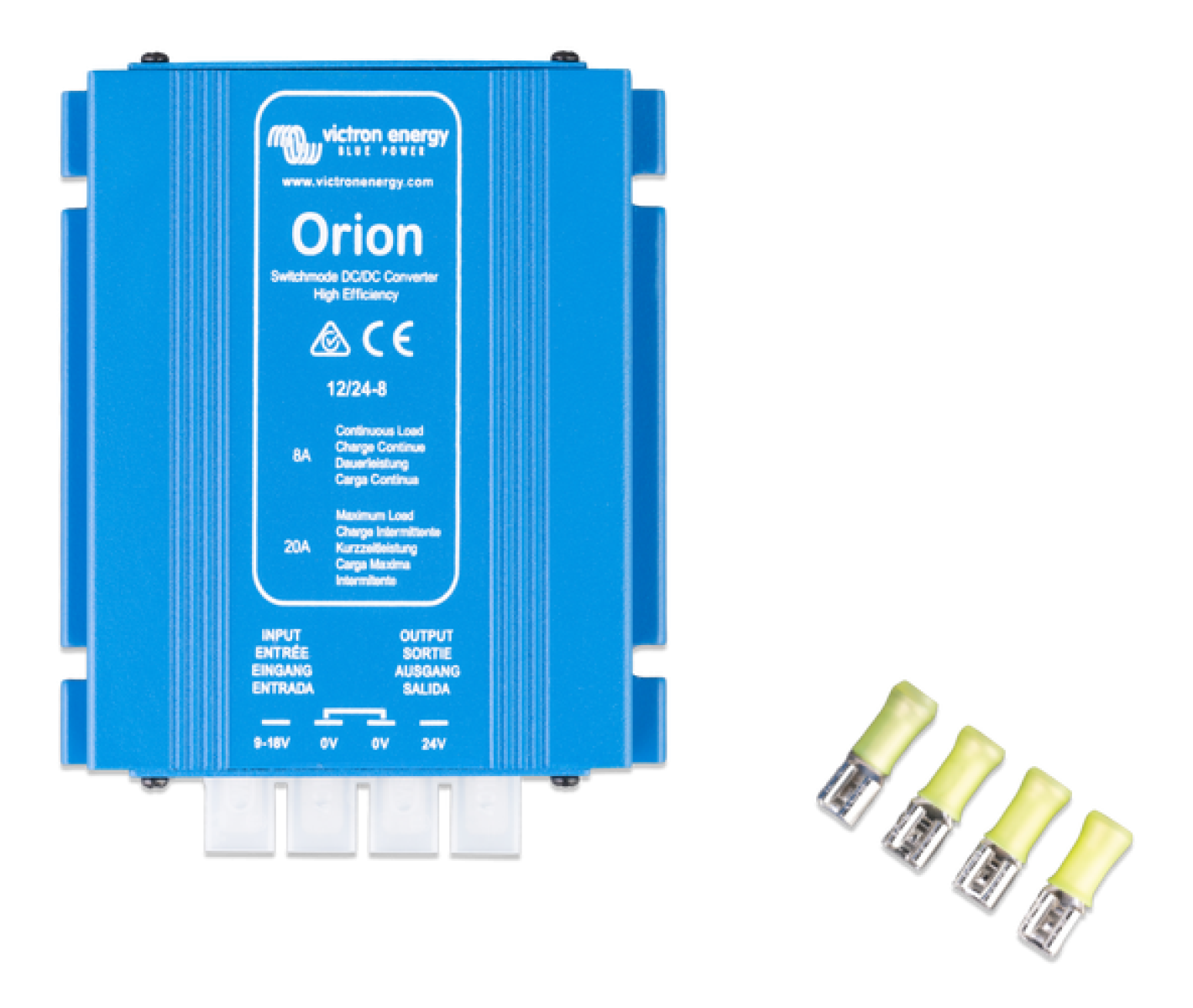 Victron Orion Non-Isolated DC-DC Converter. 12V In 24V Out. 8A.