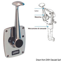 Engine control with single lever LEWMAR