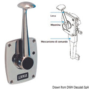 Engine control with single lever LEWMAR