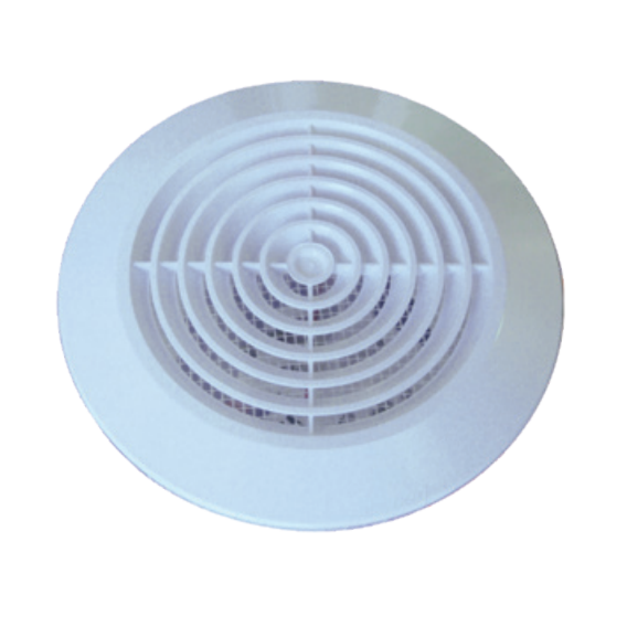 100 mm (4") Round Grille , white 69428E