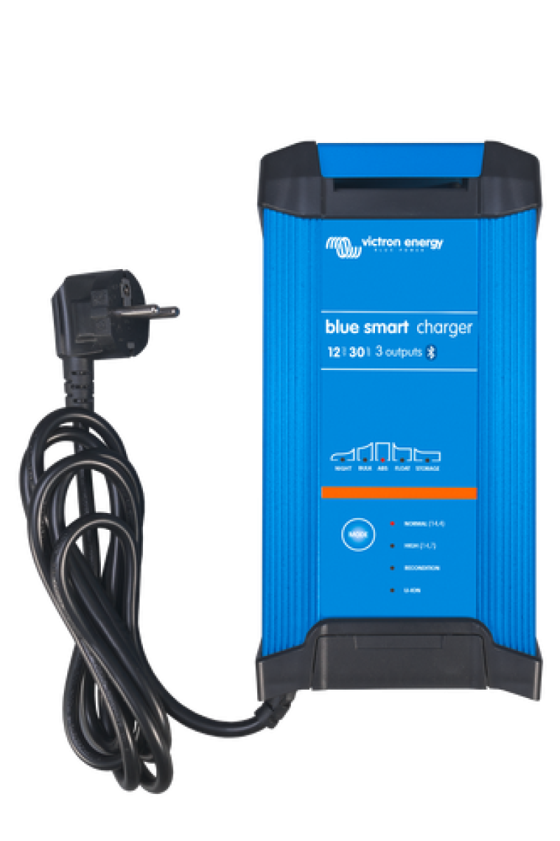 Victron Blue Power 12V 30 Amp Battery Charger - IP22 - Three Outputs - Smart Charger
