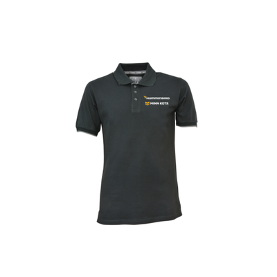 Polo Shirt Anthracite Humminbird Logo HB-MPSPXXL