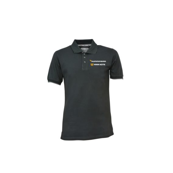 Polo Shirt Anthracite Humminbird Logo HB-MPSPXXL