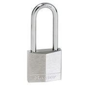 Masterlock Padlock in Nickel Brass with Stainless Long Shackle (40mm)