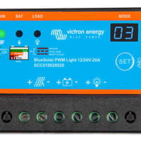 Victron BlueSolar Charge Controller 12/24V-20A - c/w Lighting control function