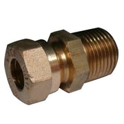 AG Male Gas Coupling (3/8" BSP Taper to 1/2" Compression)