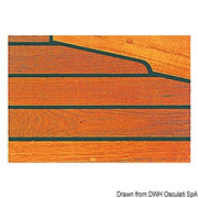 Teak deck board 45 mm