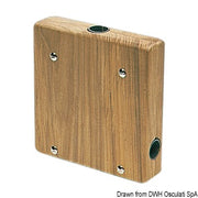 Teak pulpit motor stand 175x175x45 mm
