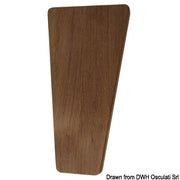 Porta motore in teak 3 morsetti
