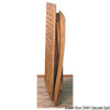 Foldable teak table 110x70 cm