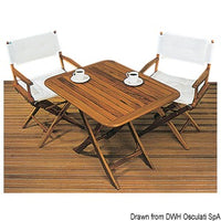 Foldable teak table 70x45 cm