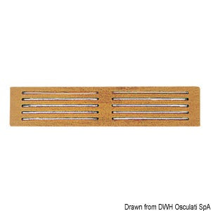Teak protection front panel 445x100 mm