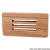 Teak protection front panel 125x65 mm