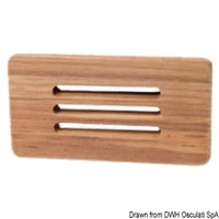 Teak protection front panel 125x65 mm