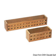 Multipurpose teak container 250x100x100 mm