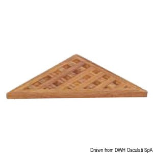 ARC triangular grating for shower accessories