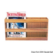 Teak books rack 375x190x200 mm