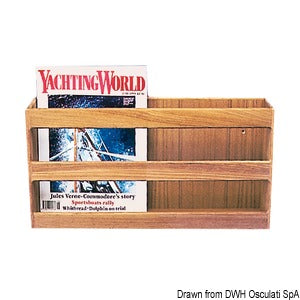 Teak books rack 375x190x200 mm