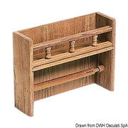 ARC paper towel holder with spice container
