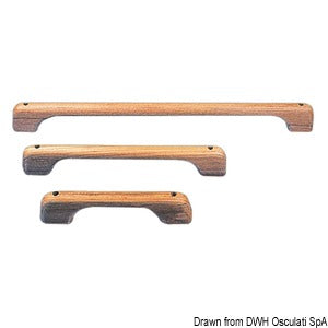 Teak towel bar 360x60x25 mm