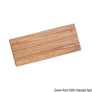 Teak foot board 215x82 mm