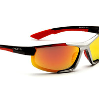 Maritime- Orange Lens, Red, Black & Grey Frame