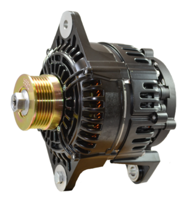 Alternator, 97XD Series, 190A, 24V, Saddle Mount (Dual Foot), 4in, K6 Serpentine*, J-180-Style Mounting