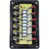 Vetus P6F12 Vertical Switch Panel 6 Way (12V / Fused)