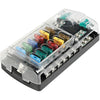 Osculati Fuse Box For 12 Blade Fuses with Clear Snap Lid