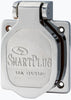 SmartPlug Stainless Steel shorepower inlet. 240V - 50A - IP56