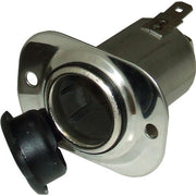 Cigarette Lighter Recess Mount Socket and Cover (Stainless Steel) 715645 14.518.00