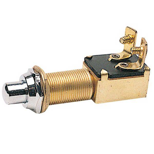 Osculati Chromed Brass Horn Push 15 x 25mm 716291 14.918.03