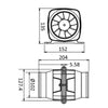 Osculati Hyperflow Inline Blower 24V