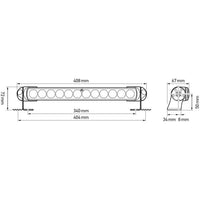 Hella Sea Hawk-350 Spot LED Floodlight (Black Case)