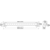 Hella Sea Hawk-470 Wide Spread LED Floodlight (Black Case)