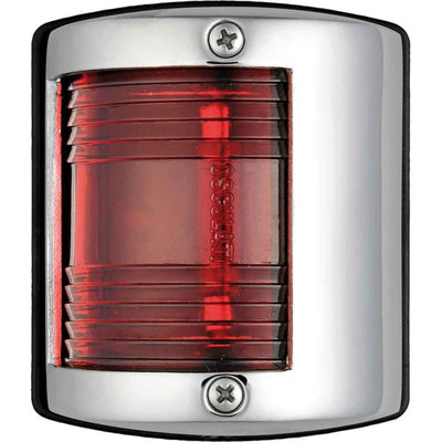 Two 5 Series Port Red Navigation Light (Stainless Steel / 12V / 10W) 721612 11.414.01