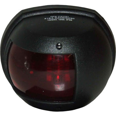 Maxi Port Red Navigation Light (Black Case / 12V / 15W) 721872 11.411.01