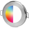 Hella Apelo EuroLED 75 Round RGB/W Downlight in Stainless Steel (12V)